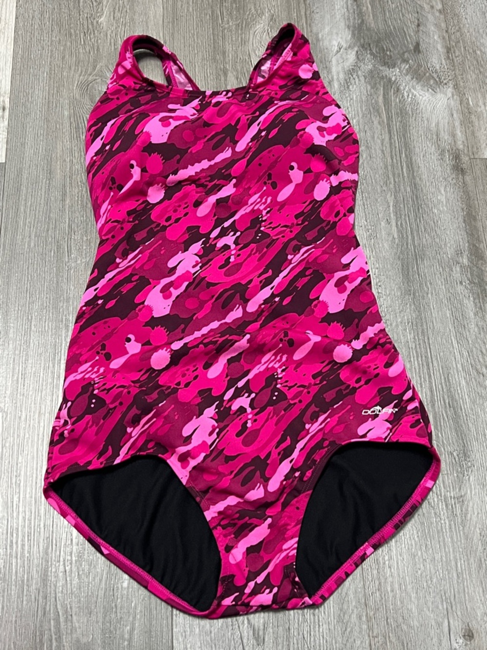 Dolfin woman’s Camo One-Piece Swimsuit/ size 10